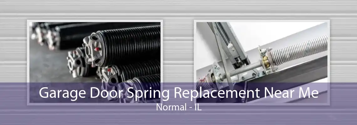 Garage Door Spring Replacement Near Me Normal - IL